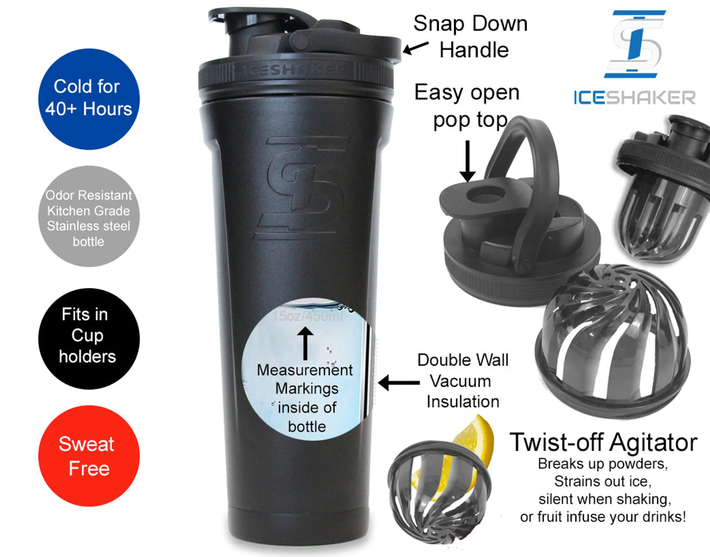 Amazon Factory's Nutrition & wellness  -36ozProtein Shaker