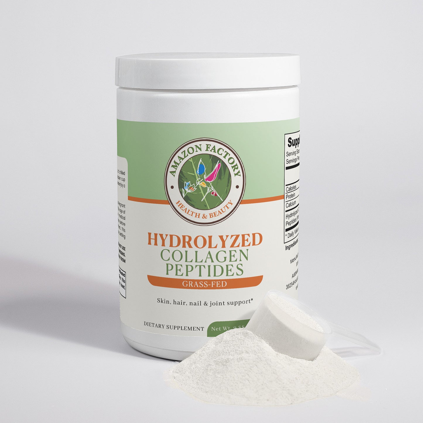 Grass-Fed Hydrolyzed Collagen Peptides-AMAZON FACTORY