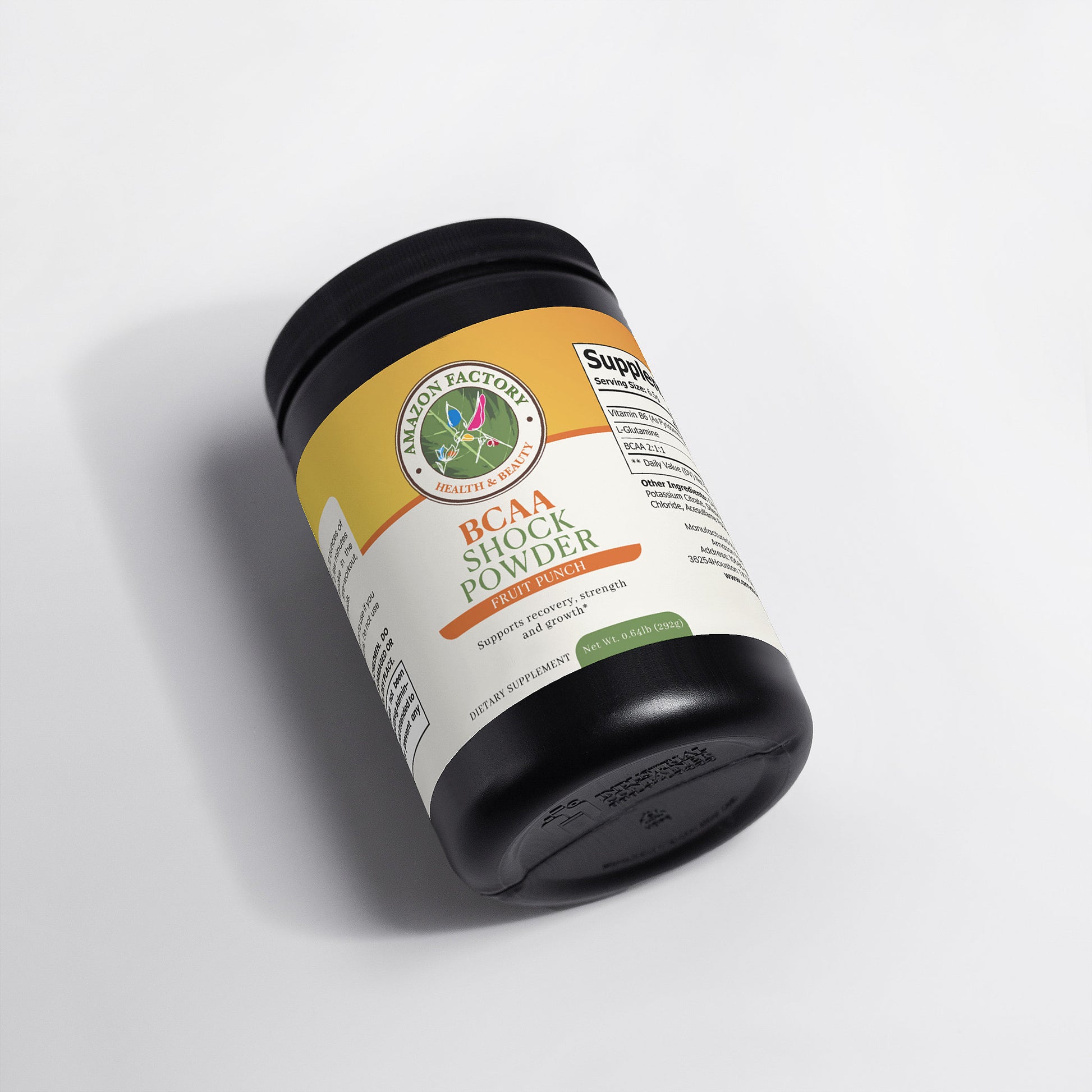 BCAA Shock Powder (Fruit Punch)-AMAZON FACTORY