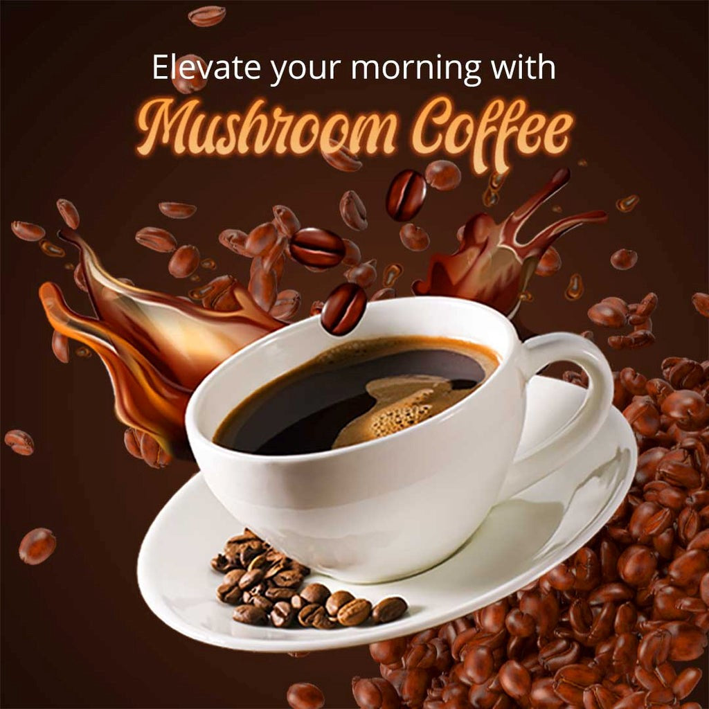 Mushroom Coffee Fusion - Lion’s Mane & Chaga 16oz-AMAZON FACTORY