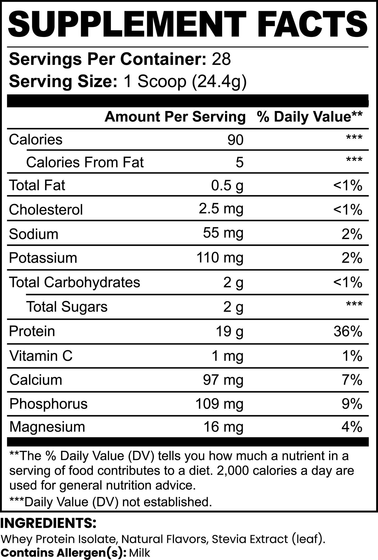 Whey Protein Isolate (Vanilla)-AMAZON FACTORY