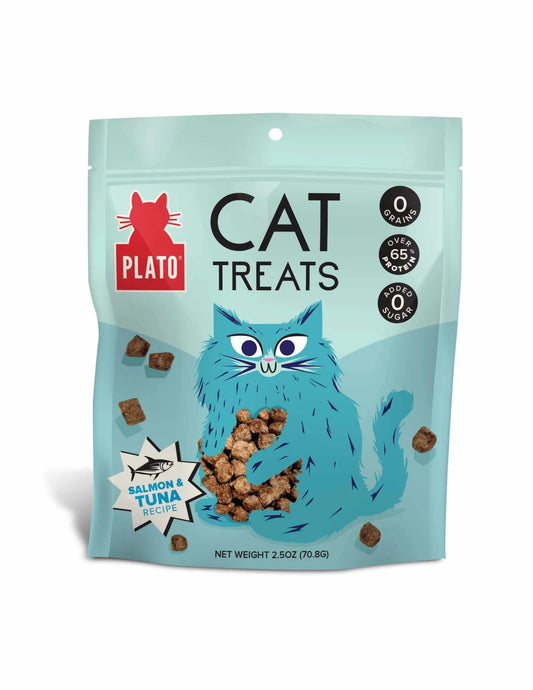 The Amazon Factory'sPlato Air-Dried Cat Treats Tuna & Salmon Recipe 2.5oz