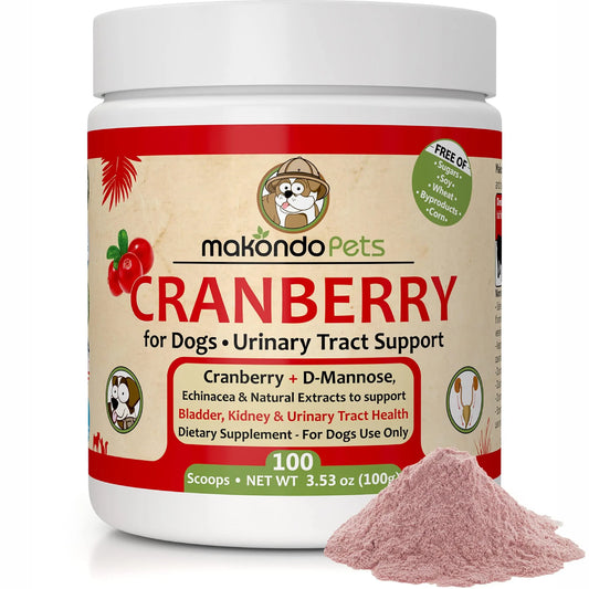 Dog Cranberry Supplement Natural Dog UTI Treatment & Kidney Support for Dogs