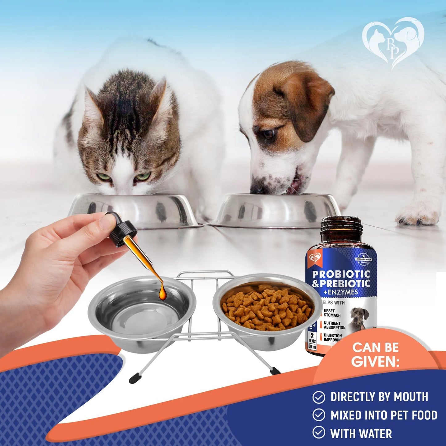 Amazon Factory's-Probiotics & Prebiotics with Enzymes for Dogs and Cats