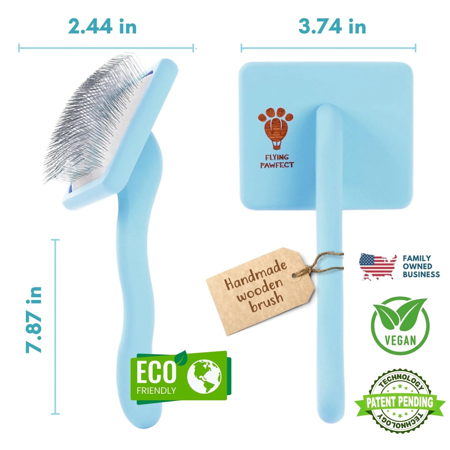 Amazon Factory's, Flat Slicker Brush - Baby