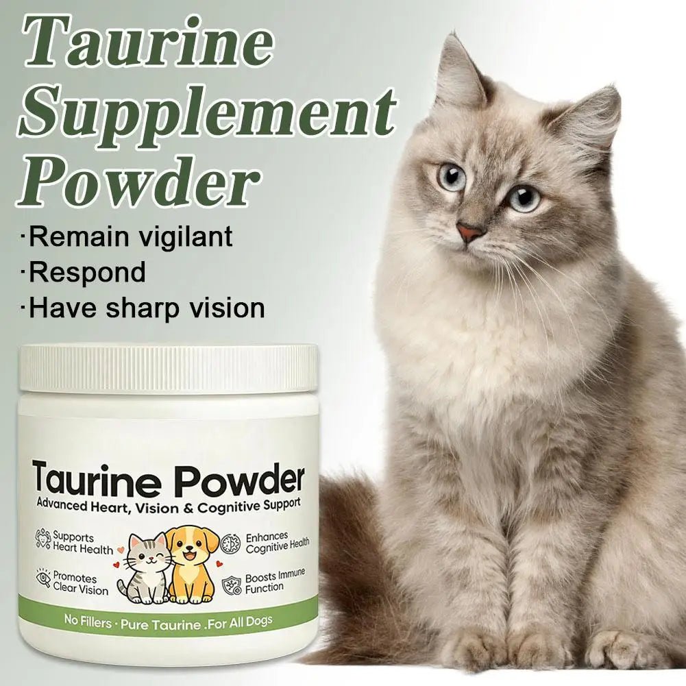 1/2/3pcs 200g Taurine Powder Paw VitaTtaurine Supplement for Dogs Supports for Heart - Vision Daily Welln - ess in Dogs Cats Care - AMAZON FACTORY