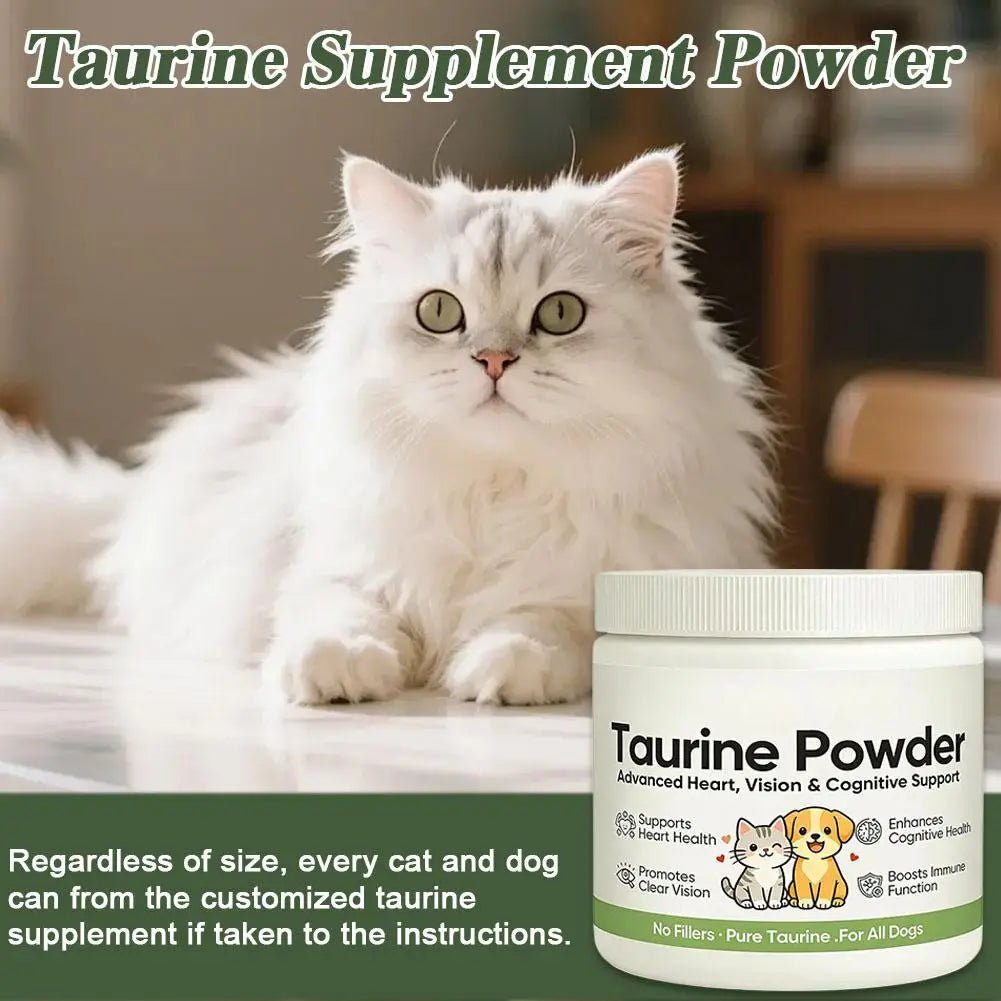 1/2/3pcs 200g Taurine Powder Paw VitaTtaurine Supplement for Dogs Supports for Heart - Vision Daily Welln - ess in Dogs Cats Care - AMAZON FACTORY