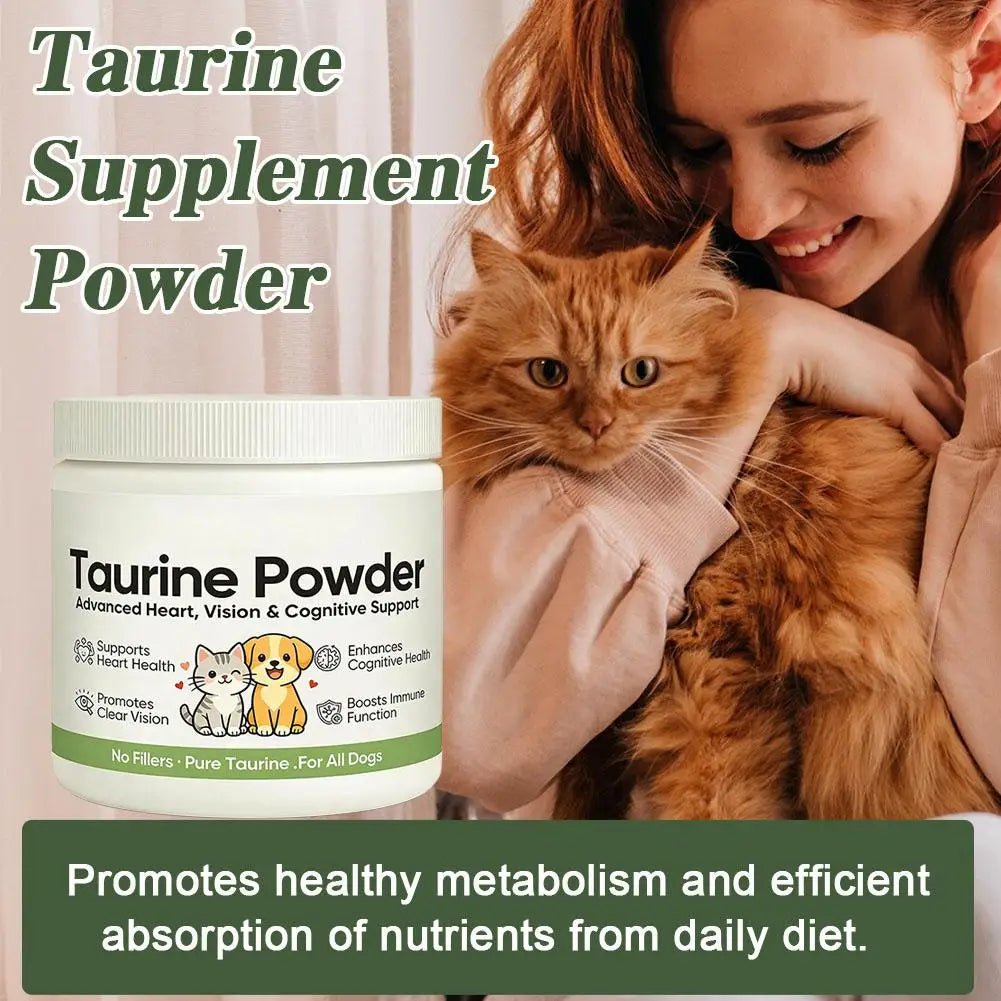 1/2/3pcs 200g Taurine Powder Paw VitaTtaurine Supplement for Dogs Supports for Heart - Vision Daily Welln - ess in Dogs Cats Care - AMAZON FACTORY