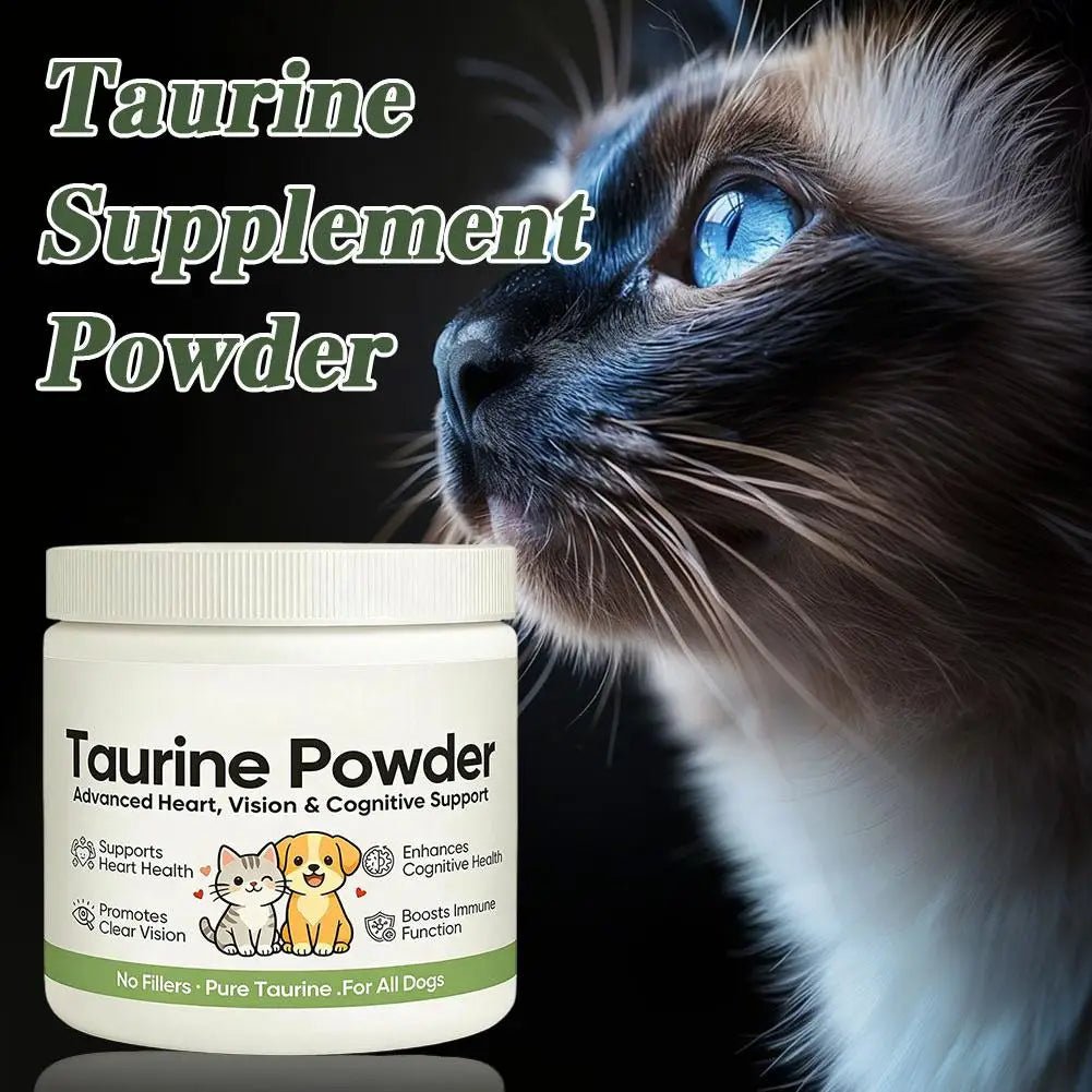 1/2/3pcs 200g Taurine Powder Paw VitaTtaurine Supplement for Dogs Supports for Heart - Vision Daily Welln - ess in Dogs Cats Care - AMAZON FACTORY