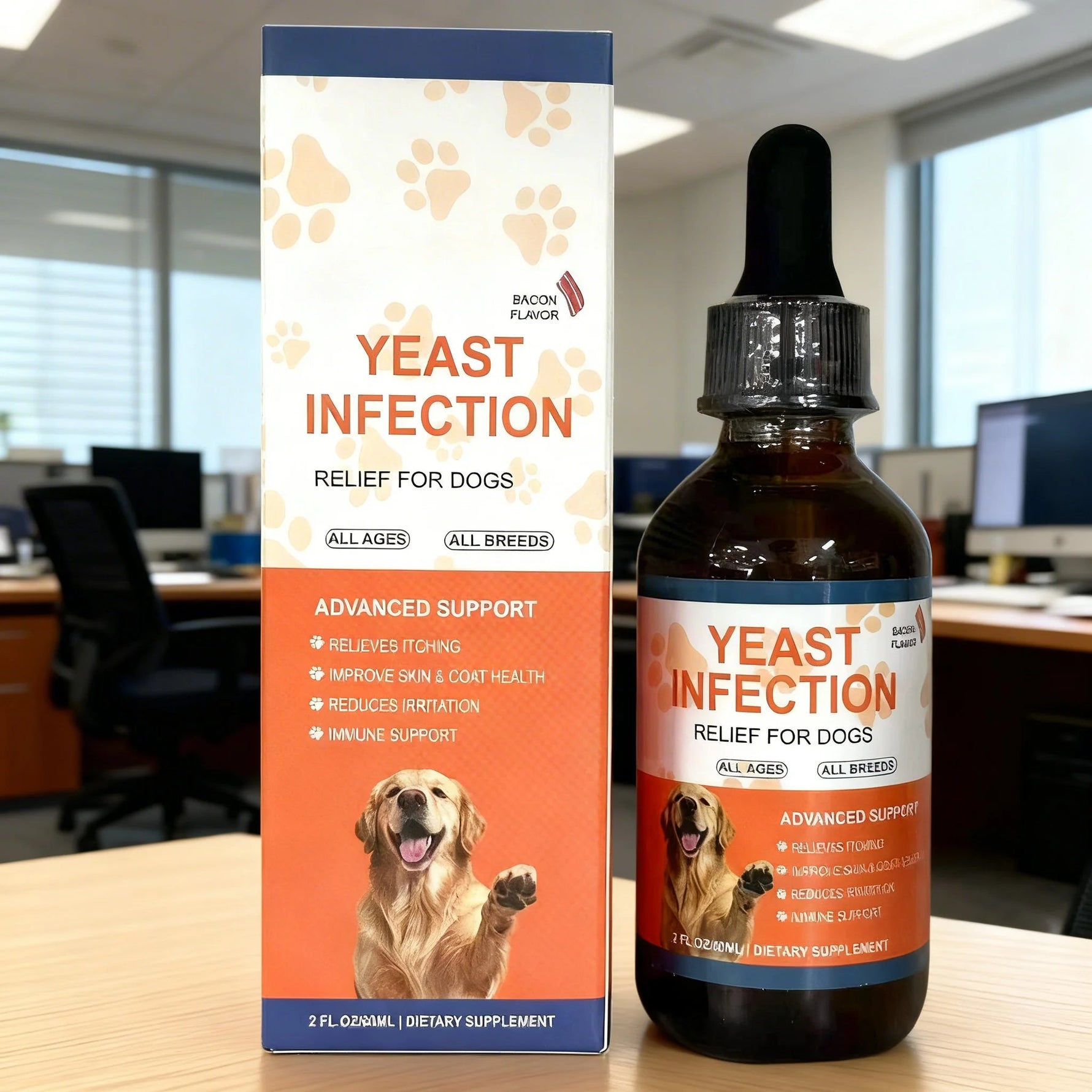 1/2/3pcs 60ML Dog Pet Drops Gentle Care Supplement To Maintain Healthy Coat and Skin for Dogs PET CARE Dog Pet Drops Gentle Care - AMAZON FACTORY