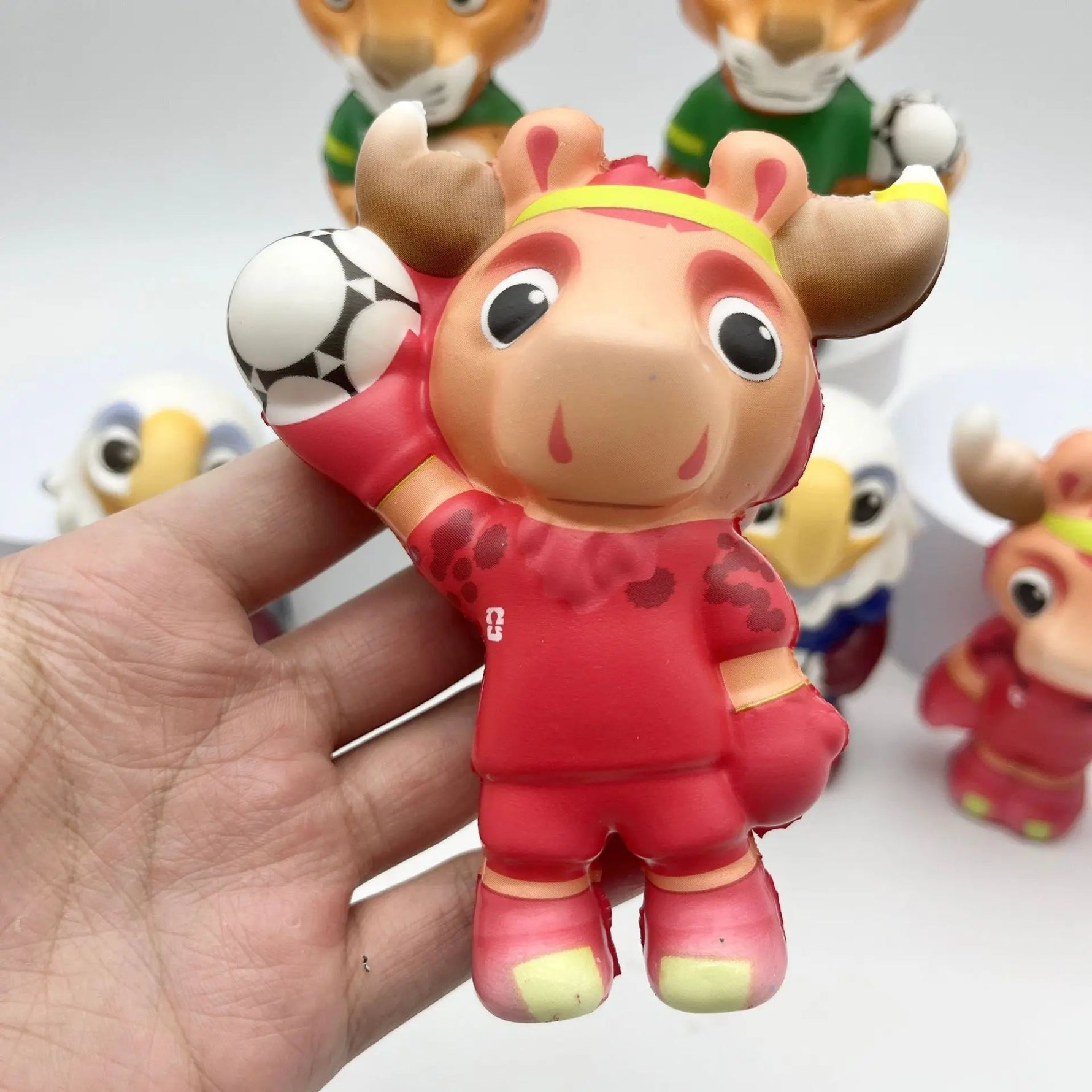 12cm FIFA World Cup 2026 Mascot Squishy Toy Set – Soft Stress Relief Squeeze Figures, Desk Ornament, Soccer Fan Collectible Gift-AMAZON FACTORY