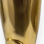 16" Gold Aluminum Firefighter Boot Umbrella Stand-AMAZON FACTORY