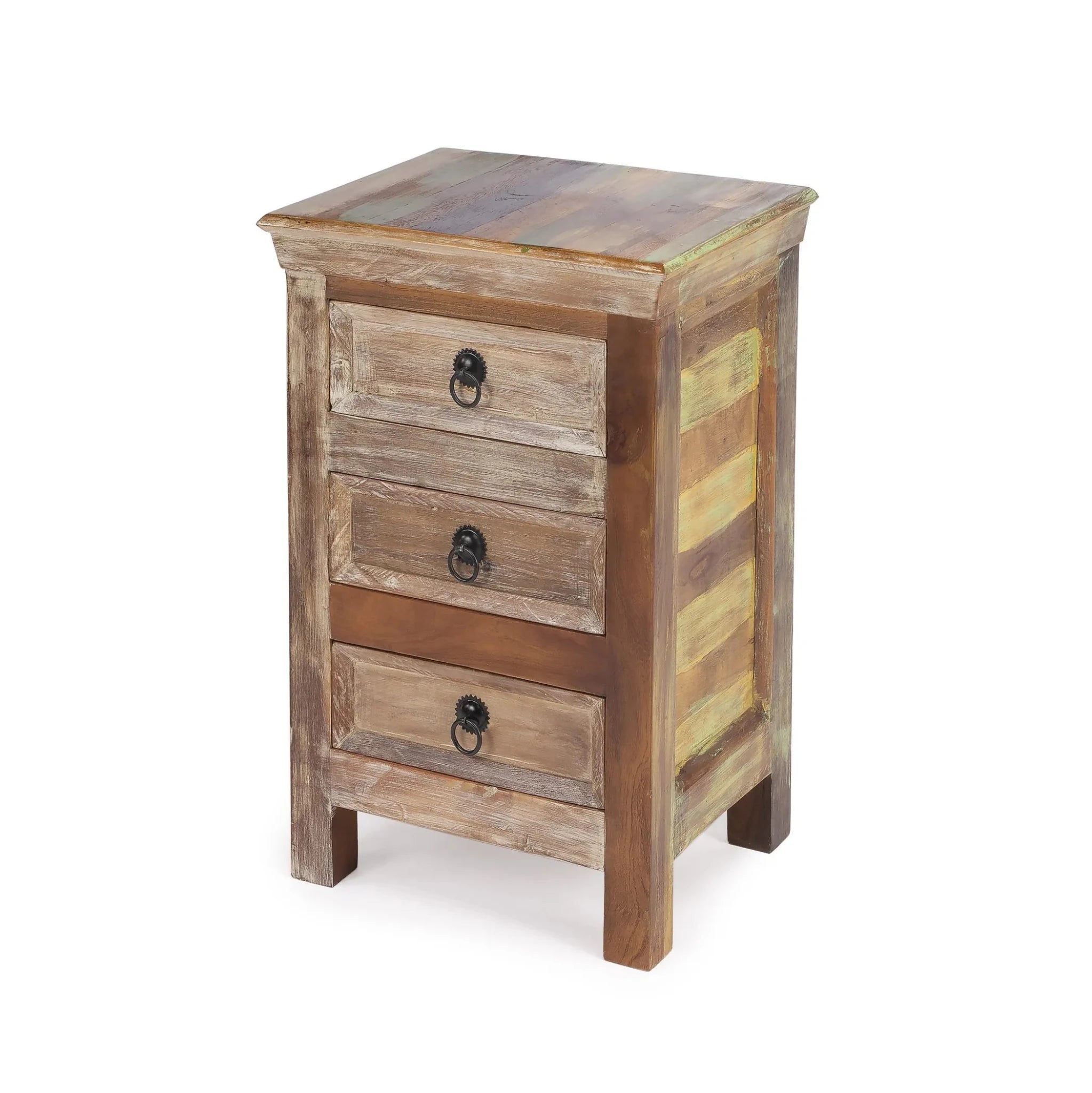 16" Modern Rustic Three Drawer Accent Chest-AMAZON FACTORY