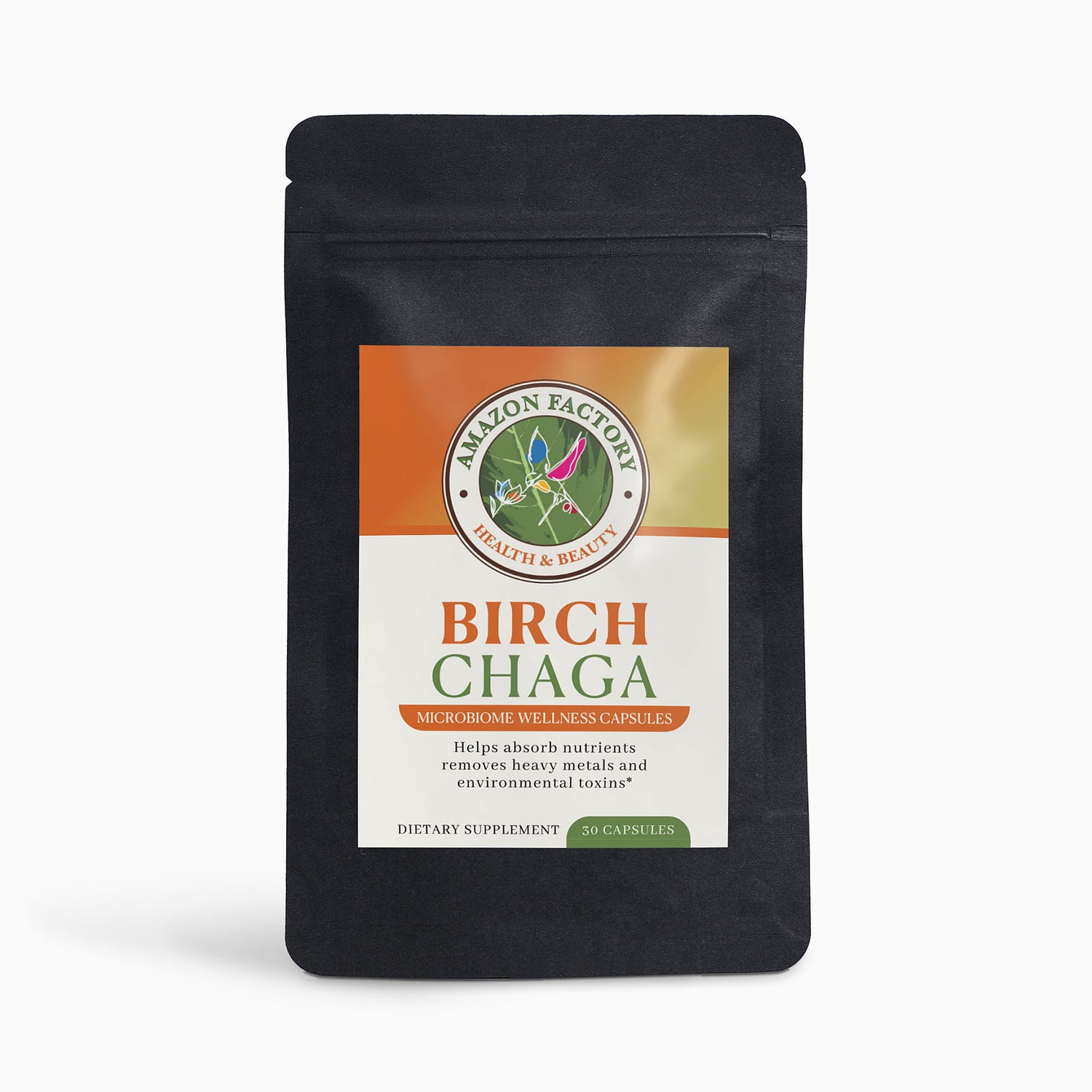 Birch Chaga Microbiome Wellness Capsules