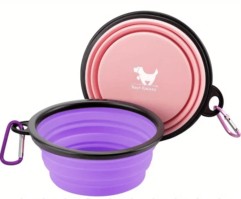 2 - Pack Dog Portable Water Bowl for Dogs and Cats - AMAZON FACTORY
