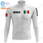 2023 Mexico Team Cycling Jersey Set Summer National Mens Long Sleeve Black Clothing Suit MTB Bike Road Pants Bib Maillot-AMAZON FACTORY