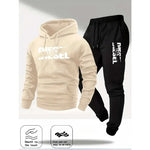 2026 popular autumn and winter new hooded sportswear sportswear fashion hooded sportswear casual sportswear and pants two in one-AMAZON FACTORY