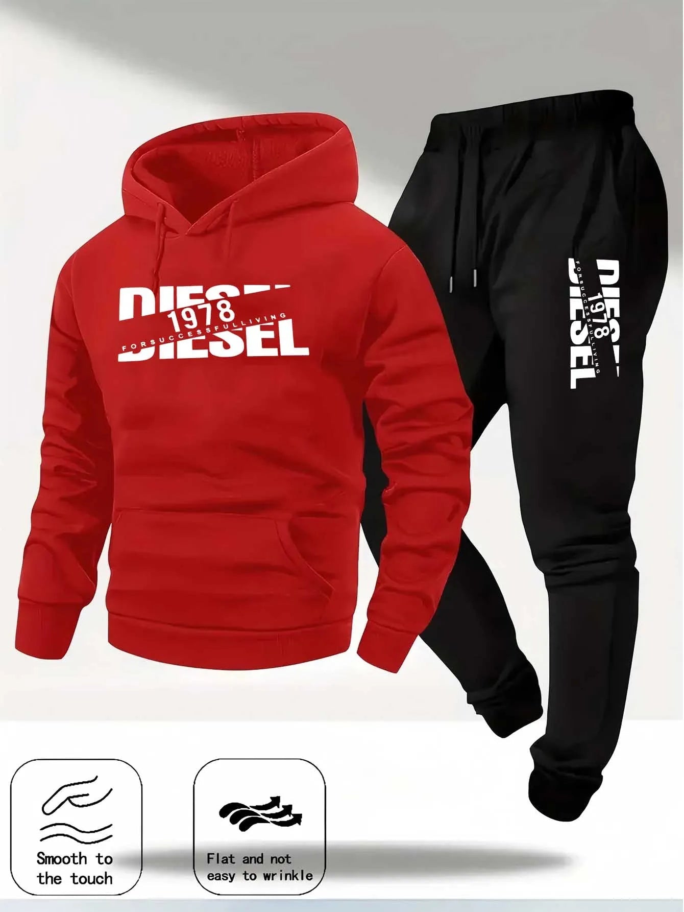 2026 popular autumn and winter new hooded sportswear sportswear fashion hooded sportswear casual sportswear and pants two in one-AMAZON FACTORY