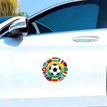 2026 Usa-Mexico FIFA World Cup Tear-Off Soccer Car Decal, Removable Waterproof Sticker, Suitable for Bumpers, Windows, Laptops-AMAZON FACTORY