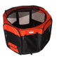 The Amazon Factory's Pet  Store  Portable Pet Playpen In Bk and Rd Combo