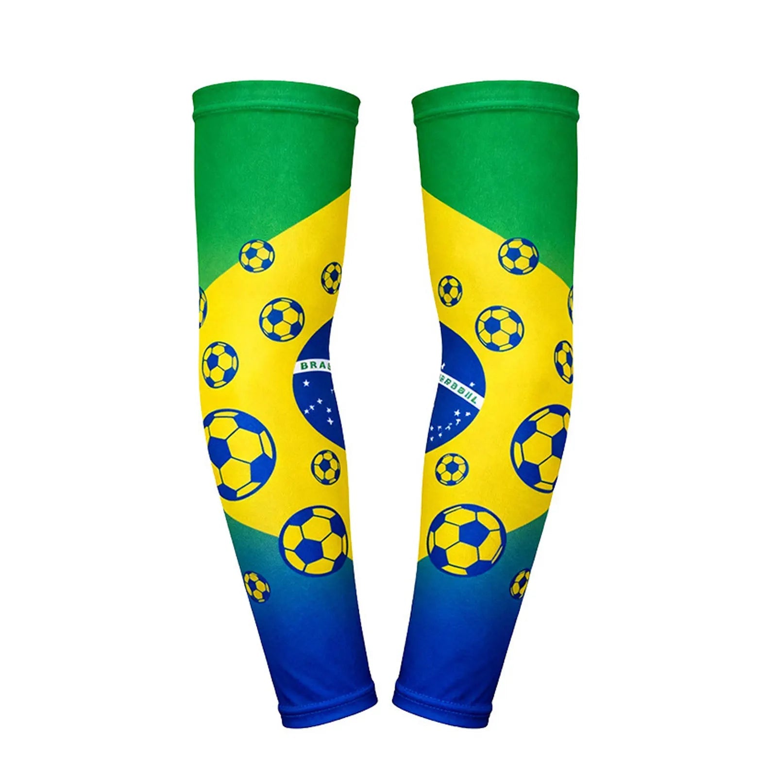 2Pai Breathable Ice Silk Arm Sleeves World Football Cup 2026 Team Flags for Stadium Cheer Outdoor Sports UV-Blocking Arm Sleeves-AMAZON FACTORY