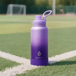 32oz Violet Blue 32oz Insulated Water Bottle with Straw Lid-AMAZON FACTORY