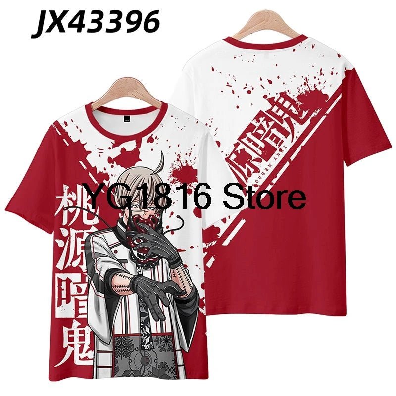 3D Togen Anki Kousakizaki Jin Anime T Shirt Summer Men T-Shirt Casual Women Crew Neck Short Sleeve Tees - AMAZON FACTORY
