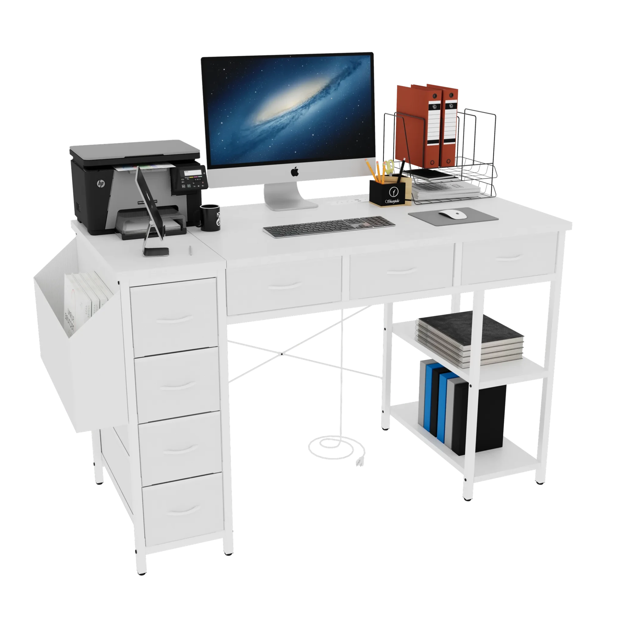47' Computer Desk With Power Outlet-AMAZON FACTORY