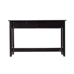 48" Black Console Table And Drawers-AMAZON FACTORY