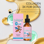 60ml Dog hair conditioner Dog Pet Collagen Based Staple Food Combined With Nutritional Supplement Drops Gentle Formula - AMAZON FACTORY