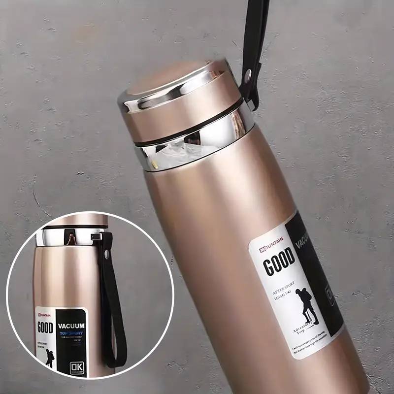 AmazonFactory's Premium -Stainless Steel Hot and Cold LiQuid Bottle