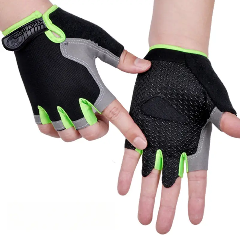 Gym Gloves for Women & Men - Fingerless Workout Gloves for Weightlifting, Lightweight Breathable Fitness for Sports Training and More Me'snsize glove