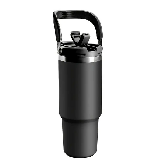 40-ounce Black Water Cup Stainless Steel Bottle, Exercise Water Cup, A New Container for a perfect