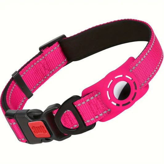 The #1 Smartest Reflective Air tracker- GPS-Collar Dogs & Cats Pink Waterproof