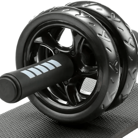 Ab Roller Wheel for Core Workout with - Gym Equipment for Abs Workout in Office or at Home Easy to Carry - AMAZON FACTORY
