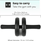 Ab Roller Wheel for Core Workout with - Gym Equipment for Abs Workout in Office or at Home Easy to Carry - AMAZON FACTORY