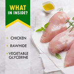 Smoked rewhide sticks with chicken-AMAZON FACTORY