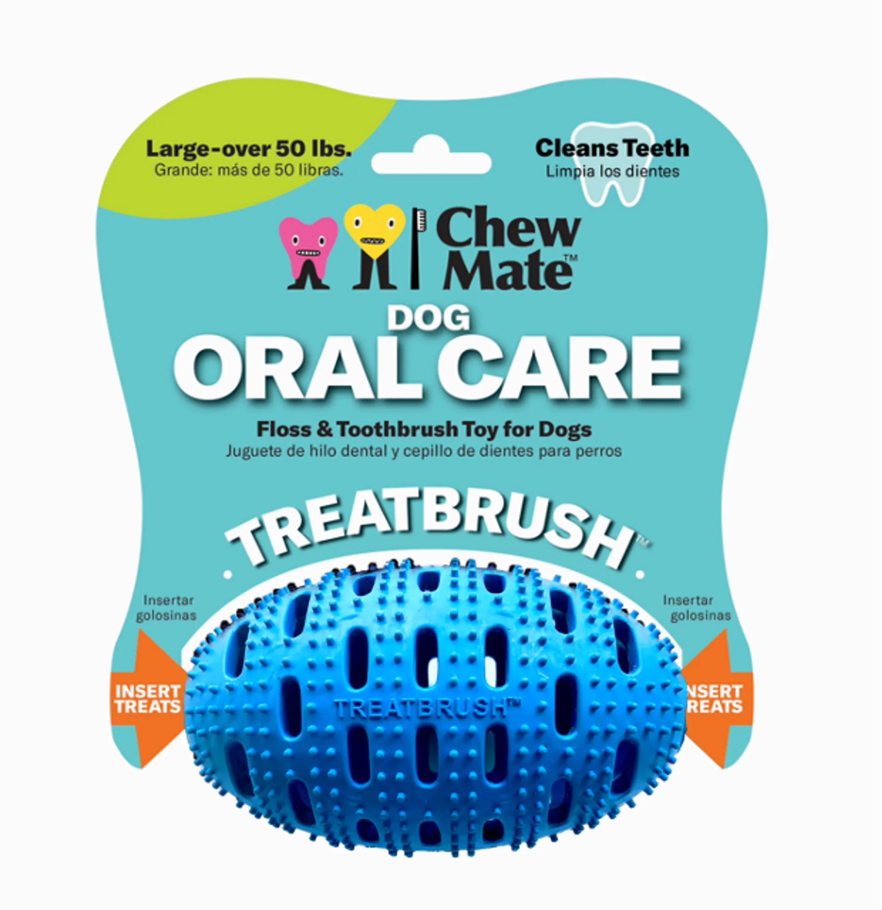 Dog Oral Care Floss & Toothbrush Toy for large Dogs-AMAZON FACTORY