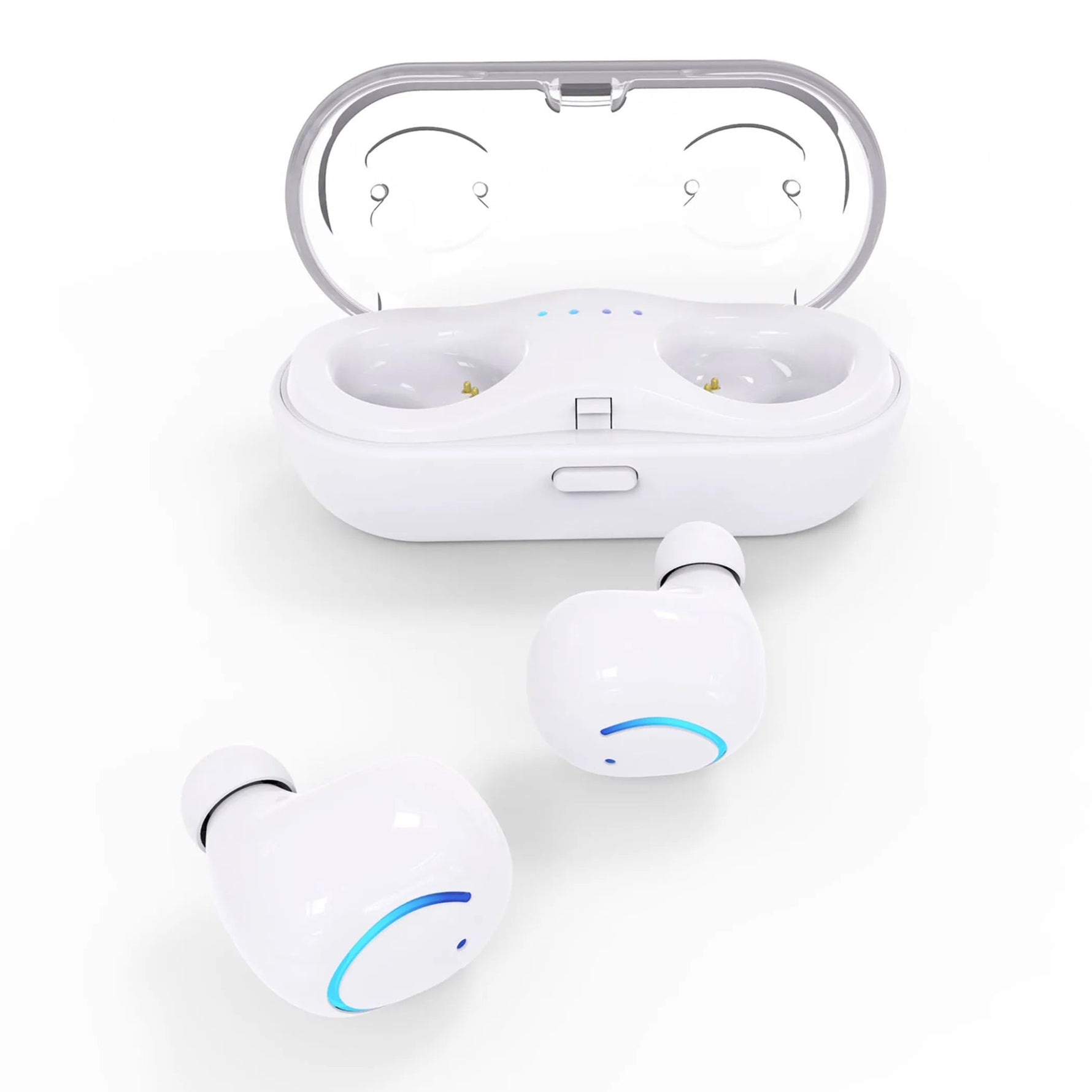 Quality Bluetooth Premium-Quality |TWS Stereo Earbuds- White-AMAZON FACTORY