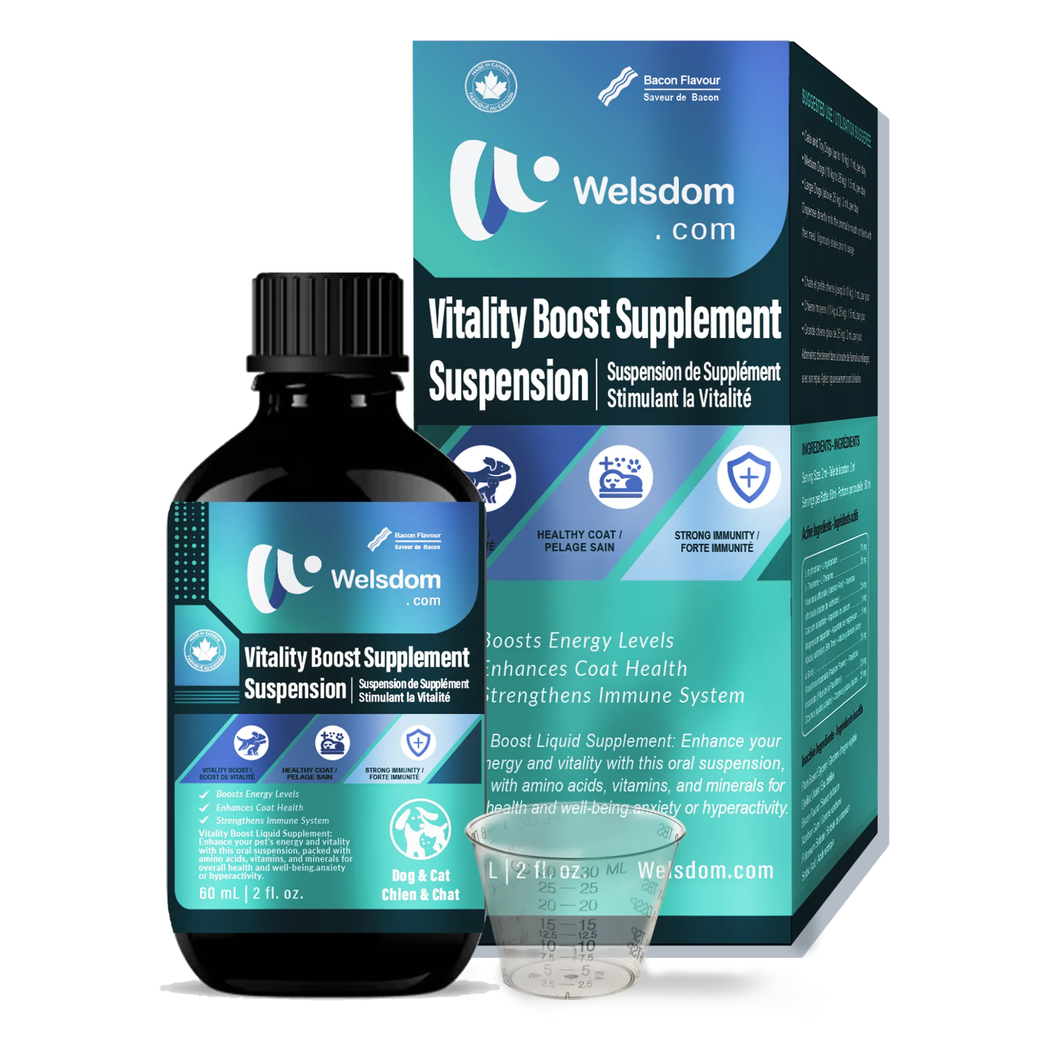 Amazon Factory - Vitality Boost Liquid Supplement for Pets | Energy & Health Support - AMAZON FACTORY