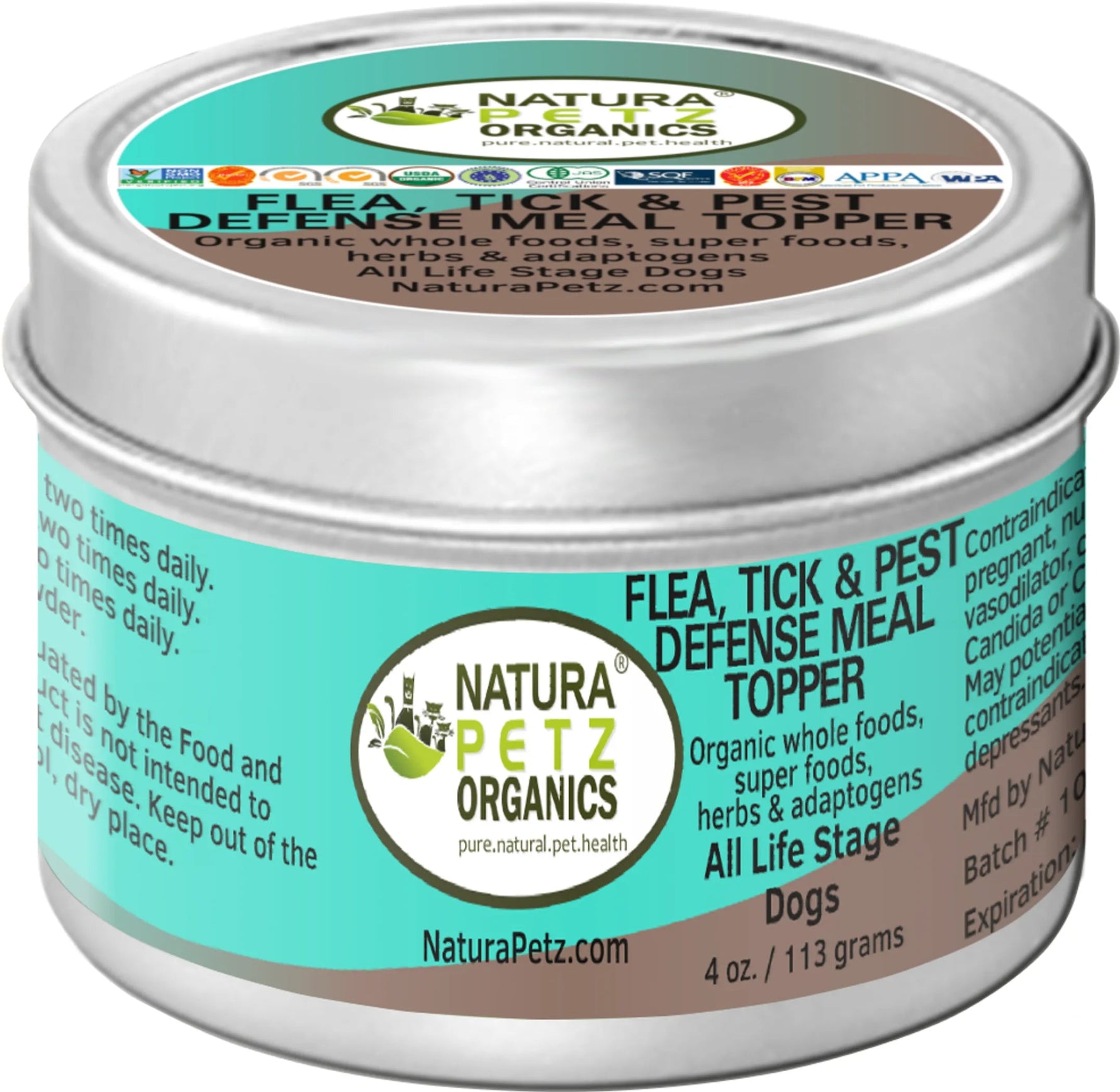 Natura Petz Organics Flea, Tick & Pest Defense Meal Topper-AMAZON FACTORY