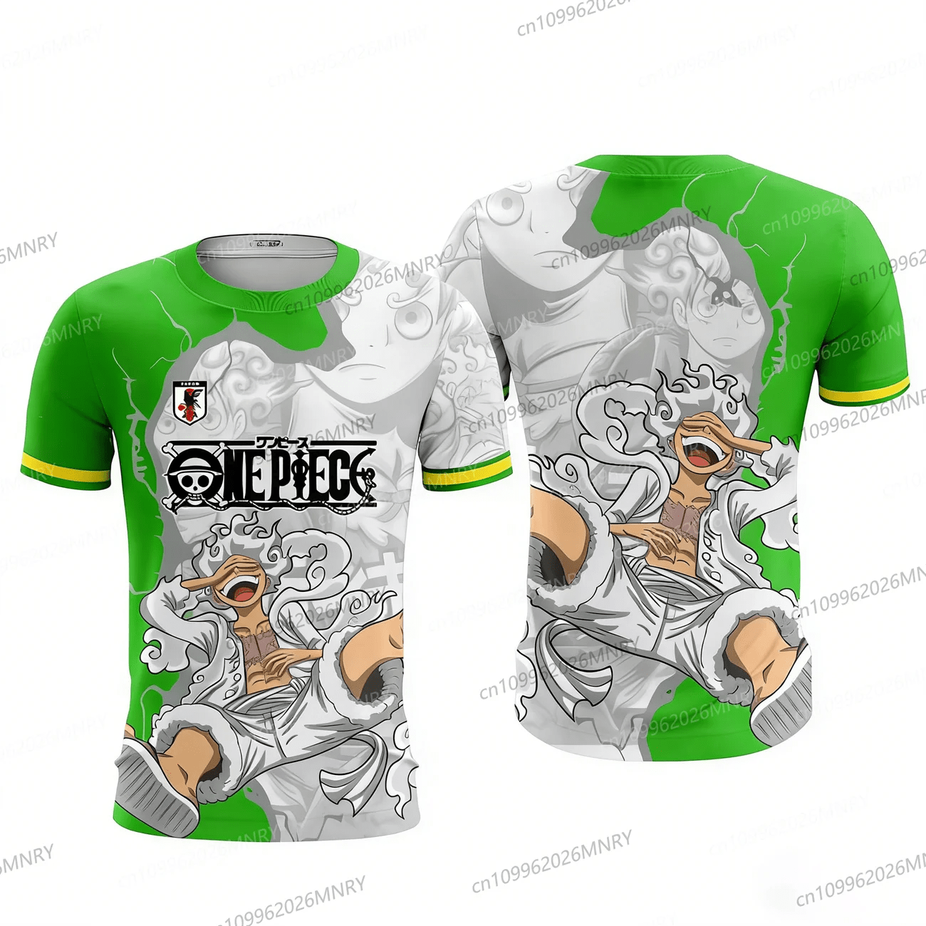 Anime One Piece Luffy Gear5 kids' tops and t-shirt Man Football Jersey Summer T-shirt men Sport Women pulovers Girl clothes-AMAZON FACTORY
