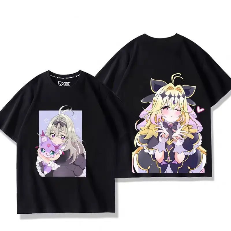 Anime Star Detective Precure! Cosplay Printed Short Sleeves T-Shirt Casual Tee Fashion Shirts in Summer Birthday Gifts - AMAZON FACTORY