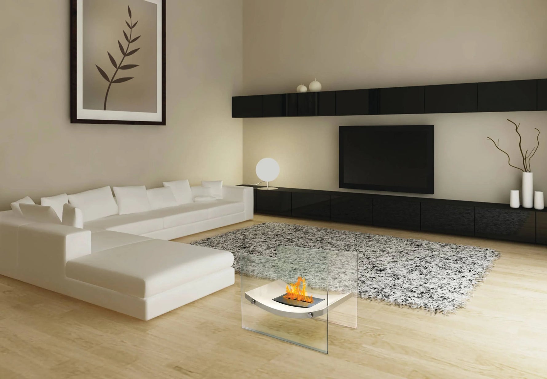 Anywhere Fireplace Floor Standing Fireplace - AMAZON FACTORY