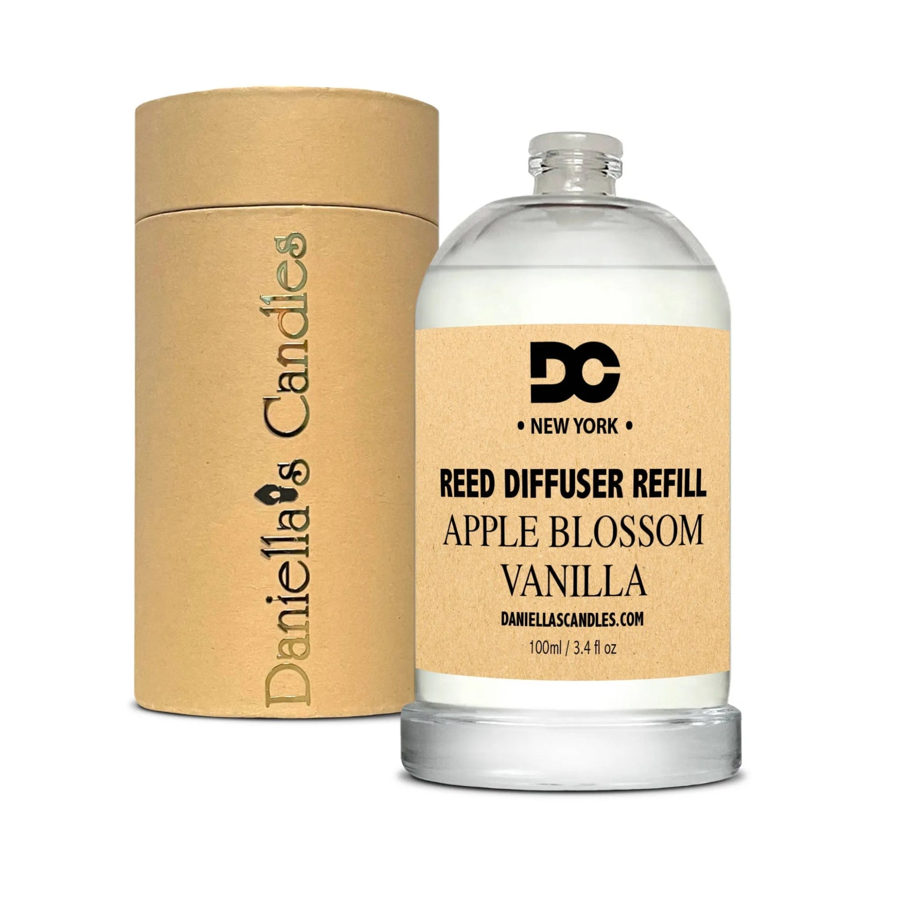 Apple Blossom Vanilla Reed Diffuser Refill Oil - AMAZON FACTORY