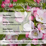 Apple Blossom Vanilla Reed Diffuser Refill Oil - AMAZON FACTORY