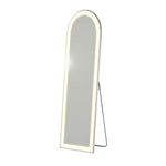 Arch Lighted Freestanding and Wall Mount Frameless Full Length Mirror - AMAZON FACTORY