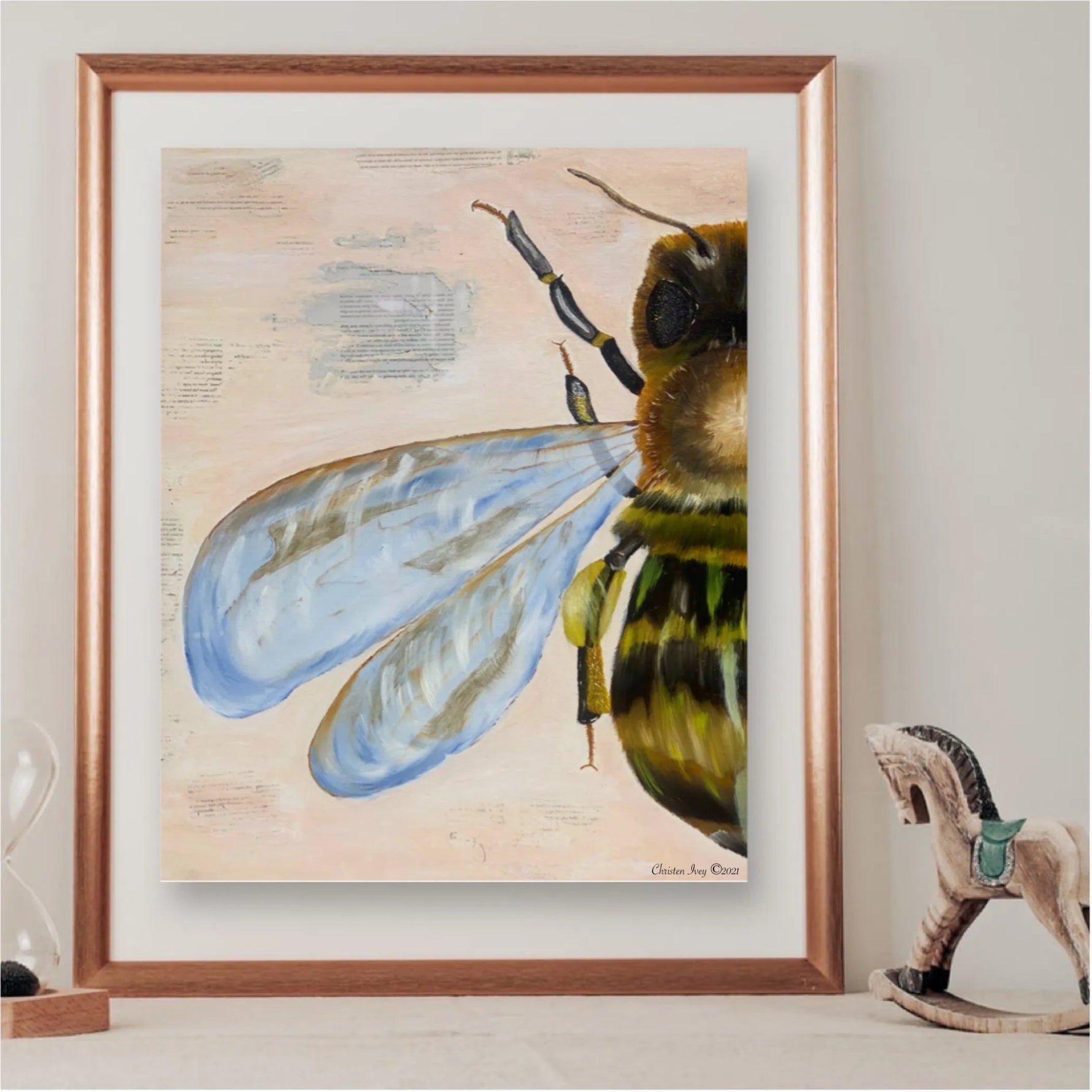 Art Prints -The Bee-AMAZON FACTORY