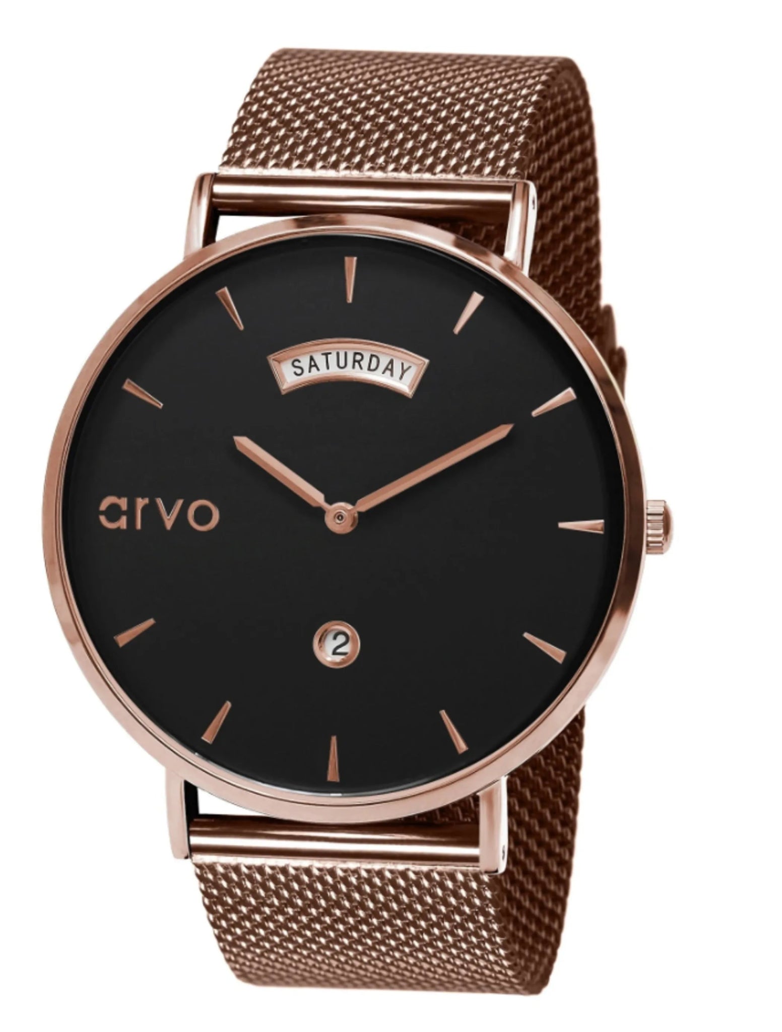 Arvo Black Awristacrat Watch-AMAZON FACTORY