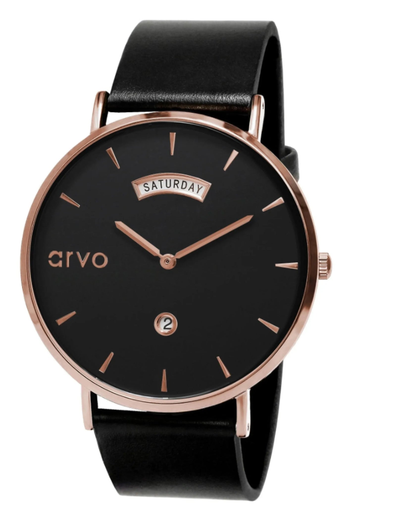 Arvo Black Awristacrat Watch-AMAZON FACTORY